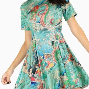 BlackMilk Dragon King Evil Tee Dress - L